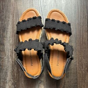 Black Kids Sandals, size 7